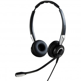 Jabra Biz 2400 II QD Duo NC Wideband Auricolare Cablato A Padiglione Ufficio Nero (2489-820-209)