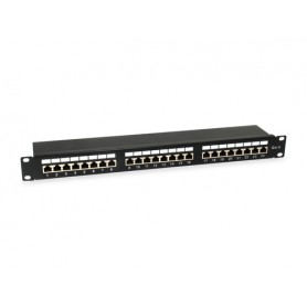 24-PORTS CAT.6 SHIELDED PATCH PANEL (326425)