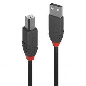 Lindy 36672 cavo USB 1 m USB 2.0 USB A USB B Nero (36672)