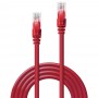 Lindy 48032 cavo di rete Rosso 1 m Cat6 U/UTP (UTP) (48032)