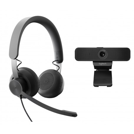 Logitech Wired Personal Video Collaboration UC Kit sistema di conferenza 1 persona(e) 3 MP Sistema di videoconferen (991-000339)