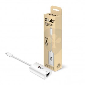 CLUB3D CAC-1519 adattatore per inversione del genere dei cavi USB-C RJ-45 Bianco (CAC-1519)