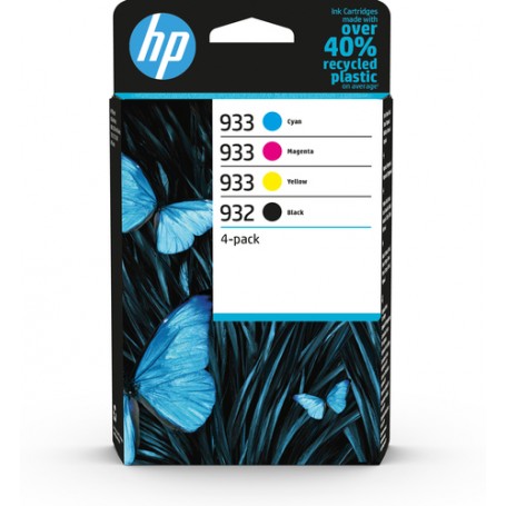 HP Confezione da 4 inchiostri originali 932/933 nero, ciano, magenta, giallo (6ZC71AE)
