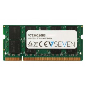 V7 2GB DDR2 PC2-5300 667Mhz SO DIMM Notebook Módulo de memoria - V753002GB (V753002GBS)