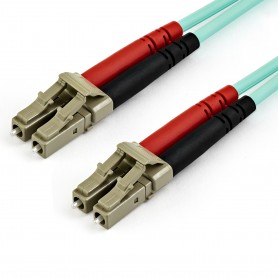 StarTech.com Cavo Fibra Ottica patch Multimodale LC a LC Duplex 50/125 OM3 - 7m (A50FBLCLC7)