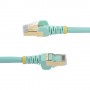 StarTech.com Cavo patch CAT6a da 7,5 m - Schermato (STP) - Filo di rame al 100% - connettore antistrappo - Aqua (6ASPAT750CMAQ)