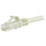 StarTech.com Cavo patch antigroviglio UTP RJ45 Cat6 Gigabit 15 m bianco - Cavo patch 15 m (N6PATC15MWH)