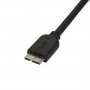 StarTech.com Cavo USB 3.0 Tipo A a Micro B slim - Connettore USB3.0 A a Micro B slim M/M - 2m (USB3AUB2MS)