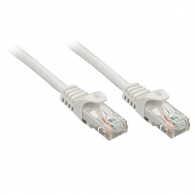 Lindy RJ-45/RJ-45 Cat6 5m cavo di rete Grigio U/UTP (UTP) (48165)