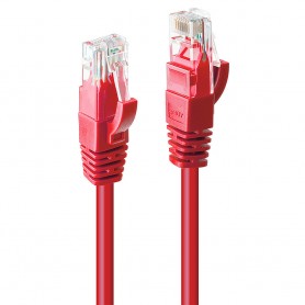 Lindy 48033 cavo di rete Rosso 2 m Cat6 U/UTP (UTP) (48033)