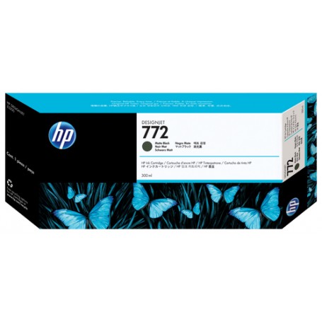 HP Cartuccia inchiostro nero opaco DesignJet 772, 300 ml (CN635A)