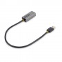StarTech.com Adattatore USB Ethernet, Convertitore USB 3.0 a Ethernet 10/100/1000 Gigabit per Laptop, Cavo integrat (USB31000S2)