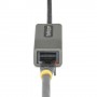 StarTech.com Adattatore USB Ethernet, Convertitore USB 3.0 a Ethernet 10/100/1000 Gigabit per Laptop, Cavo integrat (USB31000S2)