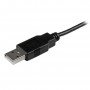 StarTech.com Cavo di sincronizzazione e di ricarica USB a Micro USB - Cavetto slim per Smartphone e Tablet A a Mi (USBAUB50CMBK)