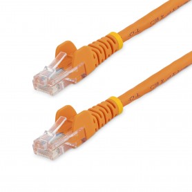 StarTech.com Cavo di rete CAT 5e - Cavo Patch Ethernet RJ45 UTP Arancio da 3m antigroviglio (45PAT3MOR)