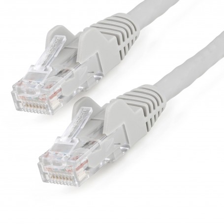 StarTech.com N6LPATCH50CMGR cavo di rete Grigio 0,5 m Cat6 U/UTP (UTP) (N6LPATCH50CMGR)