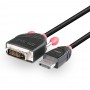 Lindy 41491 cavo e adattatore video 2 m DisplayPort HDMI Nero (41491)