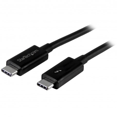StarTech.com Cavo Thunderbolt 3 USB-C (20Gbps) da 1 m - Compatibile con Thunderbolt, USB e DisplayPort - M/M (TBLT3MM1M)