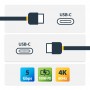 StarTech.com USB315CCV2M cavo USB 2 m USB 3.2 Gen 1 (3.1 Gen 1) USB C Nero, Grigio (USB315CCV2M)