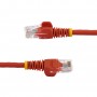 StarTech.com Cavo di Rete da 50cm Rosso Cat5e Ethernet RJ45 Antigroviglio (45PAT50CMRD)