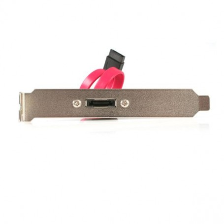 StarTech.com eSATA Cable with External Slot Plate cavo SATA 0,3 m Nero (ESATAPLATE1)