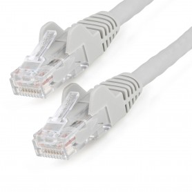 StarTech.com N6LPATCH3MGR cavo di rete Grigio 3 m Cat6 U/UTP (UTP) (N6LPATCH3MGR)