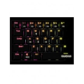 GAMDIAS TASTIERA HERMES E3 US WHITE MECCANICA RGB + 19 EFFETTI LUCI (HERMES E3 US WHITE)