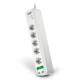 APC PM5U-GR protezione da sovraccarico Bianco 6 presa(e) AC 230 V 1,83 m (PM5U-GR)