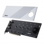 ASUS Hyper M.2 x16 Gen 4 scheda di interfaccia e adattatore Interno (90MC08A0-M0EAY0)