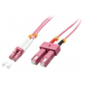LINDY CAVO FIBRA OTTICA OM4 LC/SC - 50/125, 2M (46361)