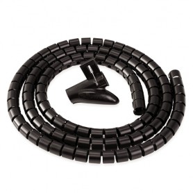 Fellowes CableZip Scrivania Guaina intrecciata per cavi Nero 1 pz (99439)