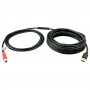 Lindy 42762 cavo USB 15 m USB 2.0 USB A USB B Nero, Rosso (42762)