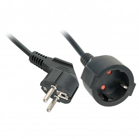 Lindy 30245 prolunghe e multiple 5 m 2 presa(e) AC Interno Nero (30245)
