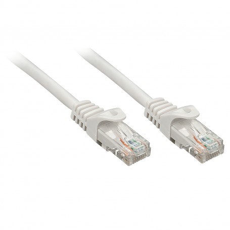 Lindy RJ-45/RJ-45 Cat6 3m cavo di rete Grigio U/UTP (UTP) (48164)