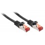 Lindy Cat.6 S/FTP 1.5m cavo di rete Nero 1,5 m Cat6 S/FTP (S-STP) (47373)
