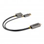 StarTech.com Cavo adattatore da HDMI a DisplayPort da 30 cm - Convertitore attivo da HDMI 2.0 a DP 1.2 da 4K 60Hz, HDR - Adattat