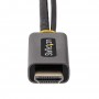StarTech.com Cavo adattatore da HDMI a DisplayPort da 30 cm - Convertitore attivo da HDMI 2.0 a DP 1.2 da 4K 60Hz, HDR - Adattat