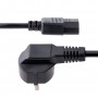 StarTech.com Cavo di alimentazione per PC da EU Schuko a C13 da 1 m, Cavo di corrente AC 250V 10A 18AWG, Cavo di ricambio con sp