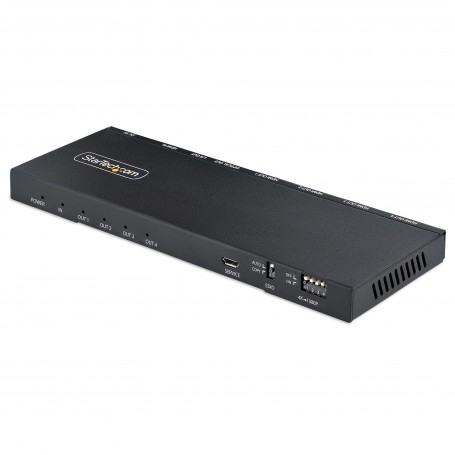 StarTech.com Splitter HDMI 4K con 4 Porte - Sdoppiatore HDMI 2.0 4K 60Hz 1 In e 4 Out - HUB HDMI 4K con Scaler Integrato - Split