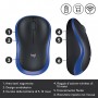 Logitech Wireless M185 mouse Ambidestro RF Wireless Ottico 1000 DPI (910-002236) (910-002239)