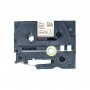 Brother TZE-R254 nastro per etichettatrice Oro su bianco