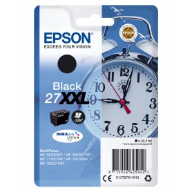 Epson Cartuccia Sveglia Nero Inchiostri DURABrite Ultra 27XXL (C13T27914022)