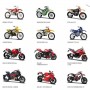 MOTO ASST  1:18