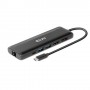 CLUB3D CSV-1597 replicatore di porte e docking station per laptop USB 3.2 Gen 1 (3.1 Gen 1) Type-C Nero