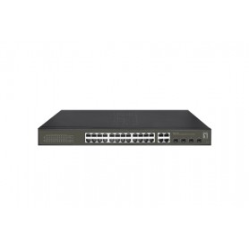 LevelOne GES-2128P switch di rete Gestito L2 Gigabit Ethernet (10/100/1000) Supporto Power over Ethernet (PoE) Nero