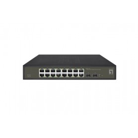 LevelOne GES-2118 switch di rete Gestito L2 Gigabit Ethernet (10/100/1000) Nero