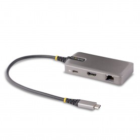 StarTech.com Adattatore Multiporta USB-C - Docking Station USB Type C HDMI 4K 60Hz - Hub a 2 Porte USB 3.0 5 Gbps - PD 100W Pass