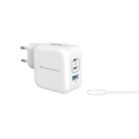 Conceptronic ALTHEA17W Caricabatterie per dispositivi mobili Universale Bianco AC Ricarica rapida Interno