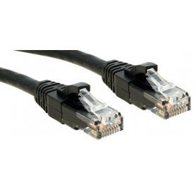 Lindy Cat.6 UTP 0.3m cavo di rete Nero 0,3 m Cat6 U/UTP (UTP)