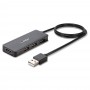 Lindy 42986 hub di interfaccia USB 2.0 480 Mbit/s Nero